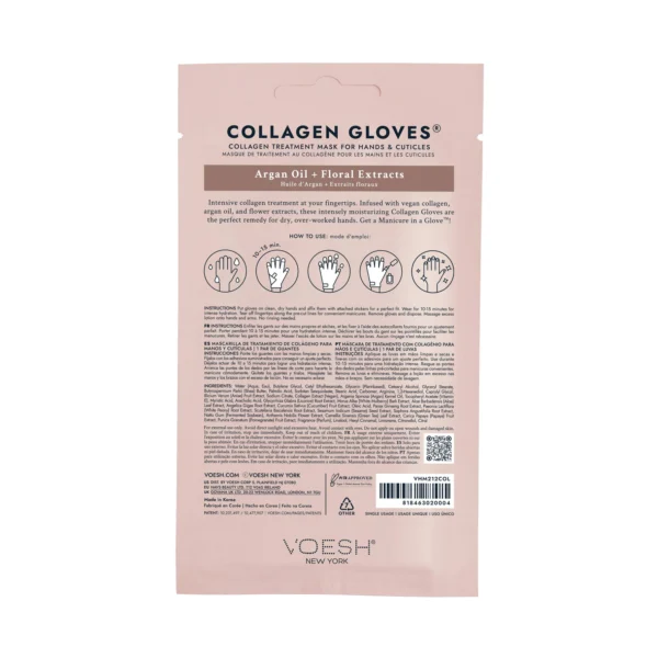 Collagen Gloves with Argan Oil + Floral Extracts